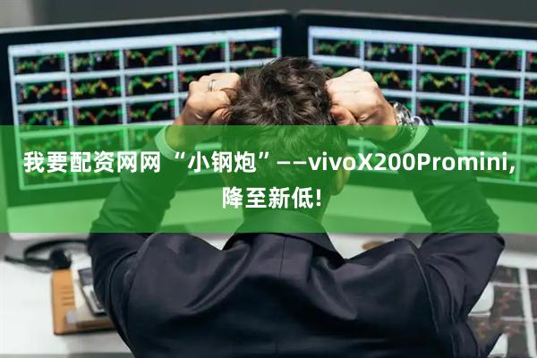 我要配资网网 “小钢炮”——vivoX200Promini, 降至新低!